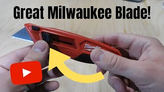 Milwaukee SlideOut Utility Knife with General Purpose Blade Storage  Review