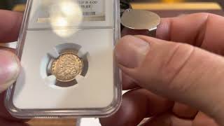 1835 Capped Bust Dime Ms62 W/ Error a Cool addition to the 19th century Type Set