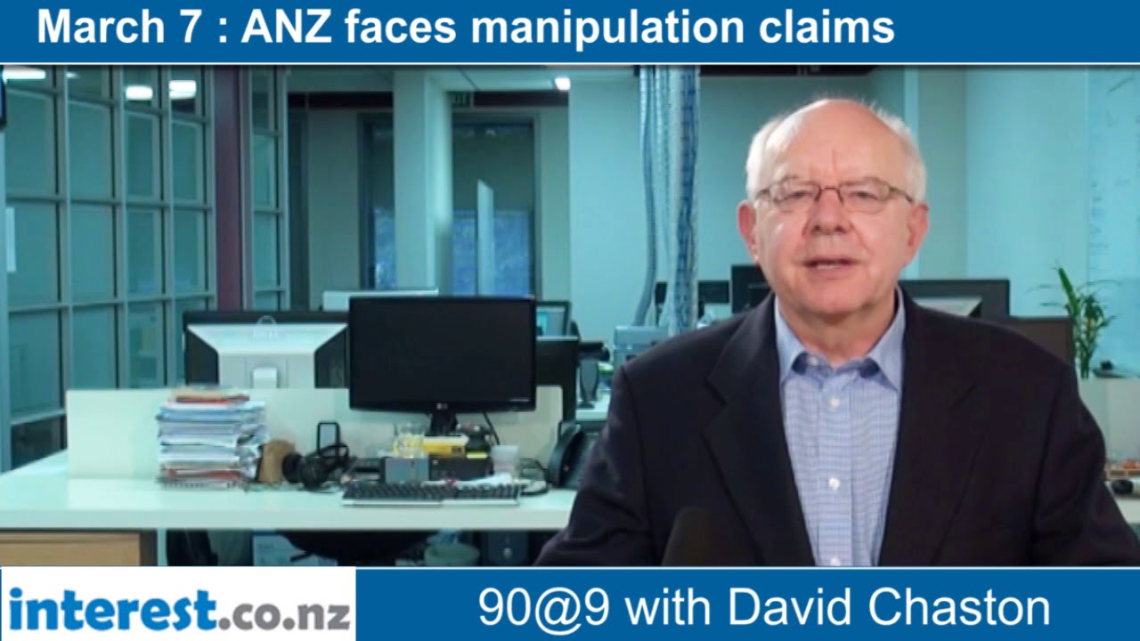 90 seconds @ 9am : ANZ faces manipulation claims