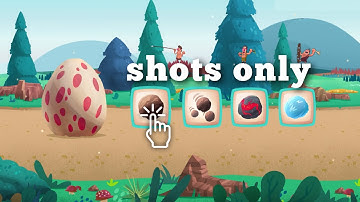 Dino Bash Shots only gameplay • no dino (whiteout Dino vs caveman)