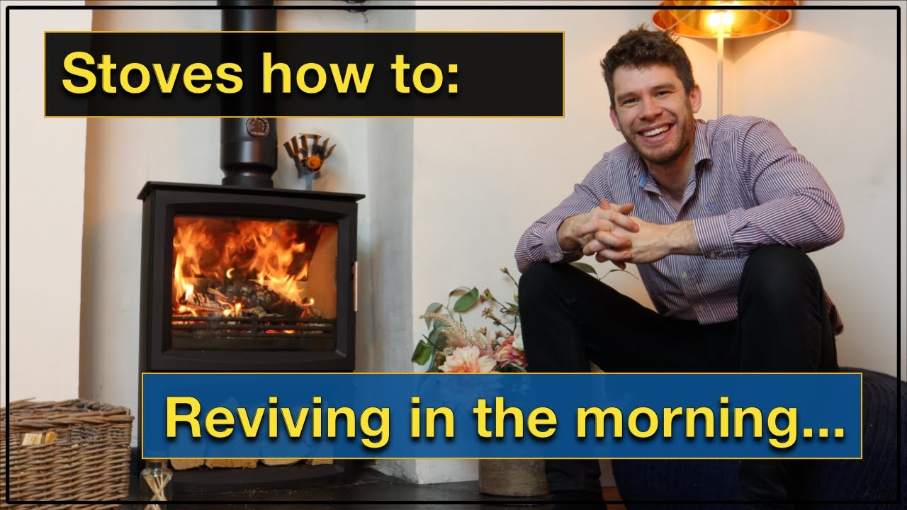 How to get a stove going again, after burning overnight YouTube