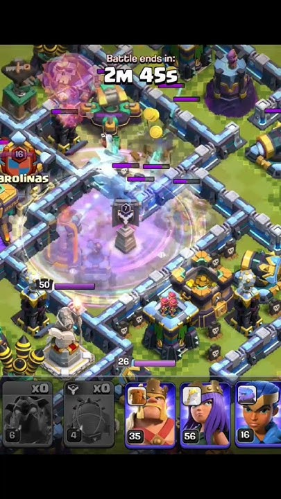 mixture of super archer and wizard attack with blimp th 14 coc YouTube