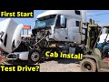 Cab Install and First Drive on a 2018 Vovlo Vnl 760 Semi Truck