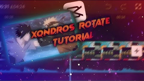 How to make edgy rotation like XANDROS! (Capcut tutorial)