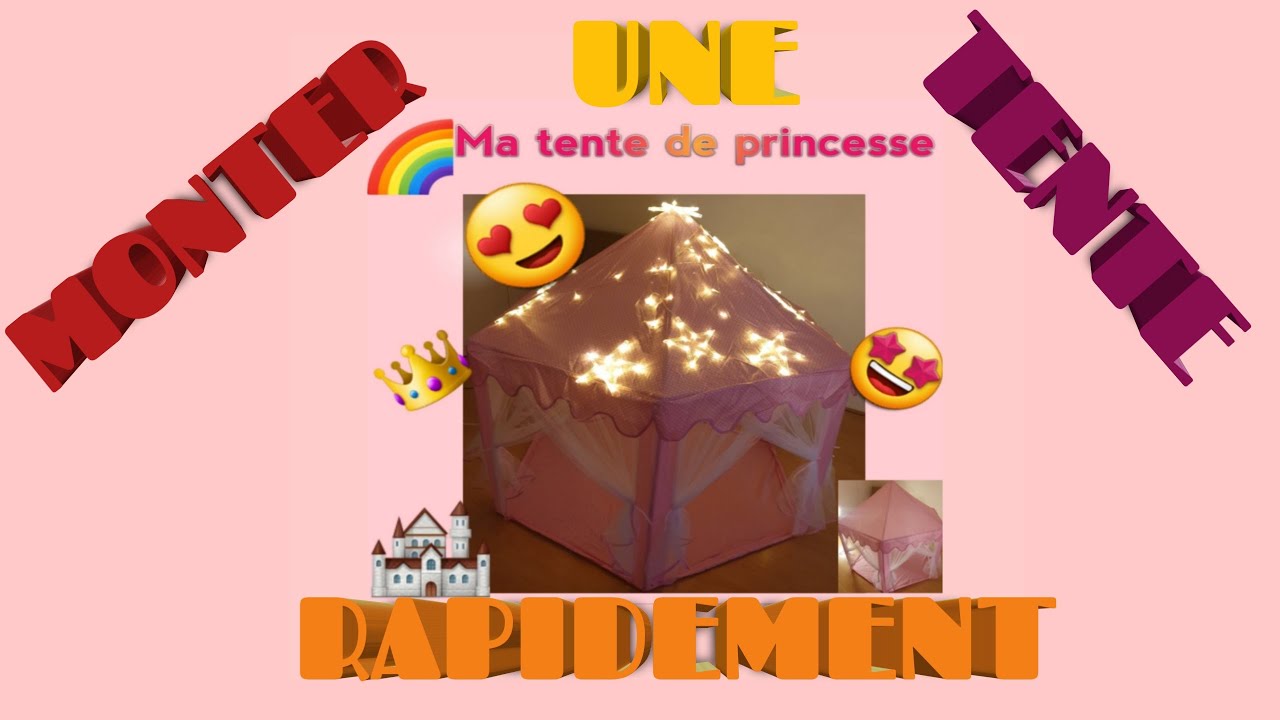 Tente Princesse avec Lumière