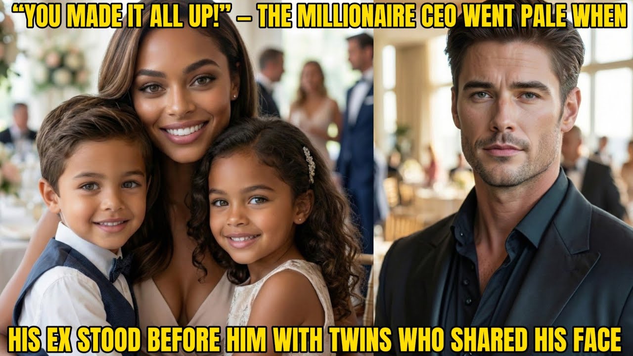 “You Made It All Up!” — The Millionaire CEO Went Pale When His Ex Stood Before Him With Twins