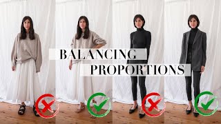 How to Balance Proportions in an Outfit (Outfit Building 101/Basics of Style)
