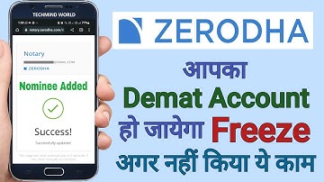 Zerodha me Nominee kaise add kare | How to Add Nominee in Zerodha Using Kite App |