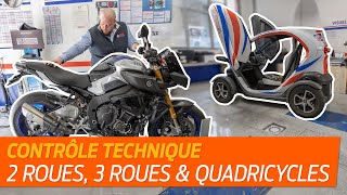 Contrôle technique moto. Tout sur le nouvel examen des 2 roues, 3 roues et quadricycles