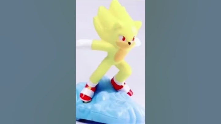 McDonalds Happy Meal Toys SONIC HEDGEHOG 2