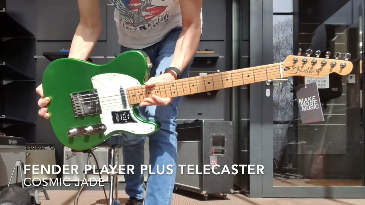 Fender Player Plus Telecaster Cosmic Jade - Tone Master Super