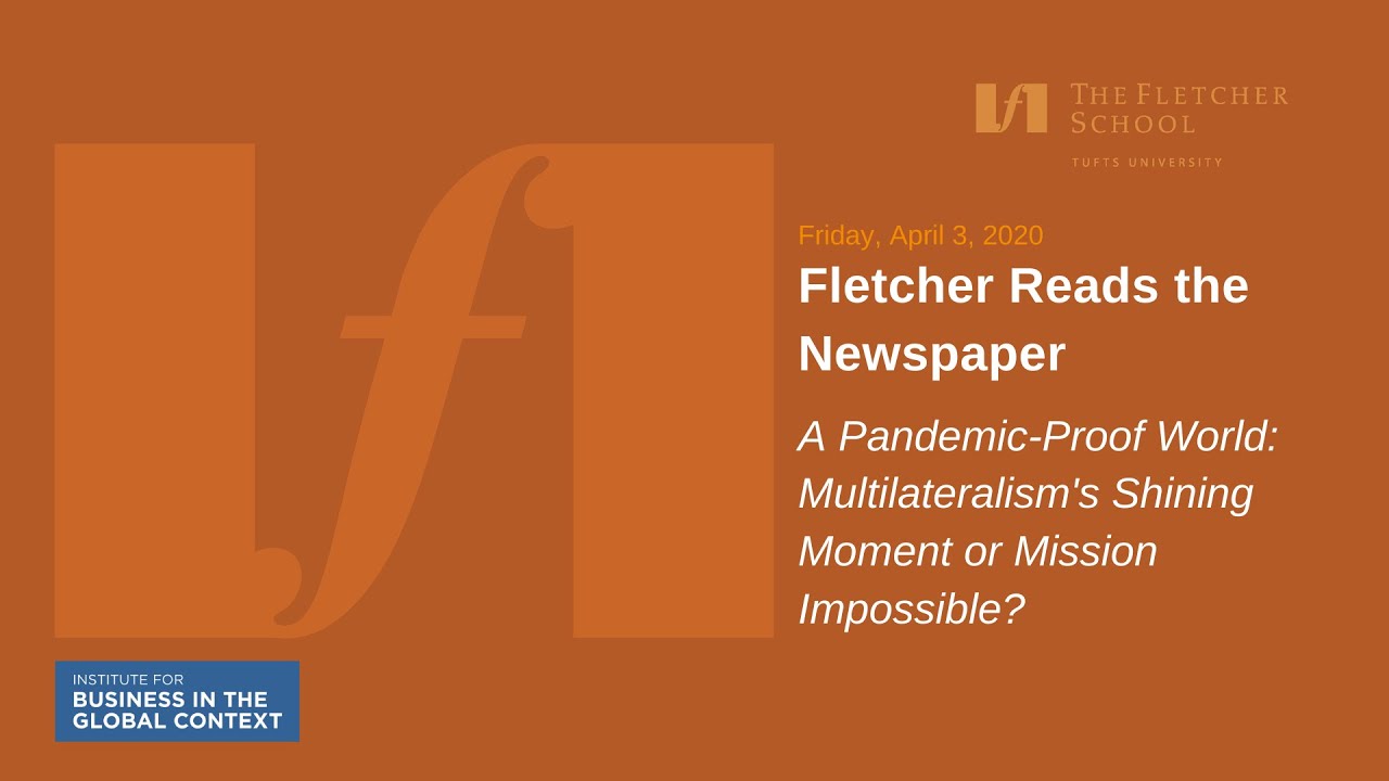 Fletcher Reads the Newspaper | A Pandemic-Proof World