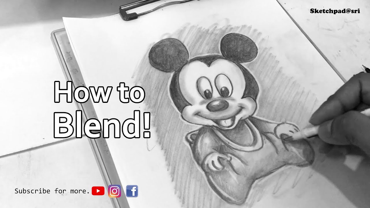What is Blending? For Beginners Pencil sketching YouTube