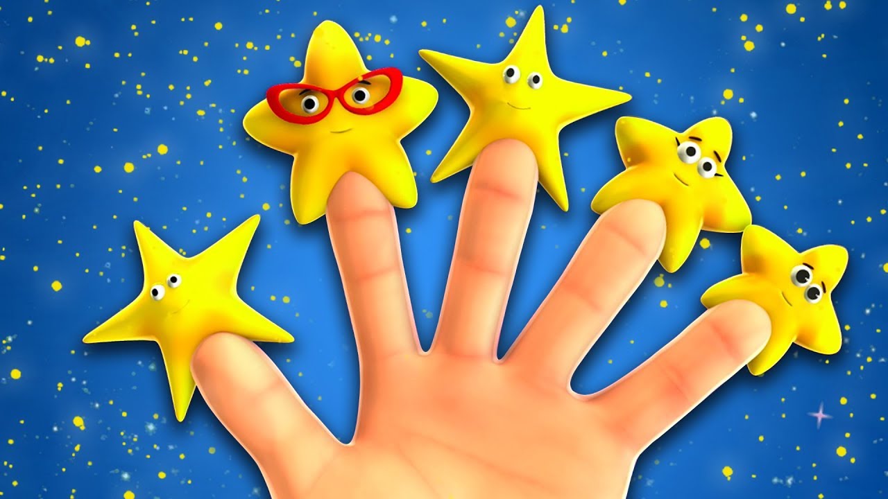 Star Finger Family Song | Hello Hippo 3D Rhymes & Kids Songs
