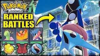 MEGA GRENINJA does INSANE DAMAGE! | Pokemon Legends ZA Ranked Battles