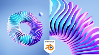 Modern animated MoGraph loop in Blender 3.3 (Blender Tutorial)