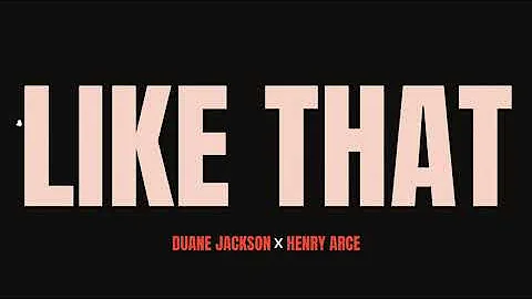 Henry Arce (OPEN VERSE CHALLENGE!) Duane Jackson -...