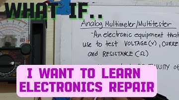 LEARN BASIC ELECTRONICS: ANALOG MULTIMETER OR MULTITESTER PART 1 #diy #fyp #electronic