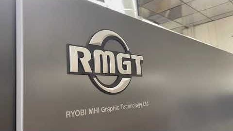 RMGT 970 with 1 End of press LED UV lamp and 1 Inter deck LED UV lamp