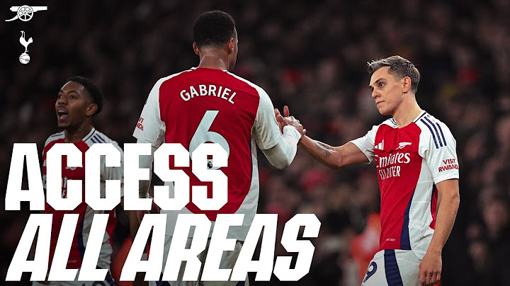 TROSSARD WINS THE DERBY! | ACCESS ALL AREAS | Arsenal vs Tottenham Hotspur (2-1) | Premier League
