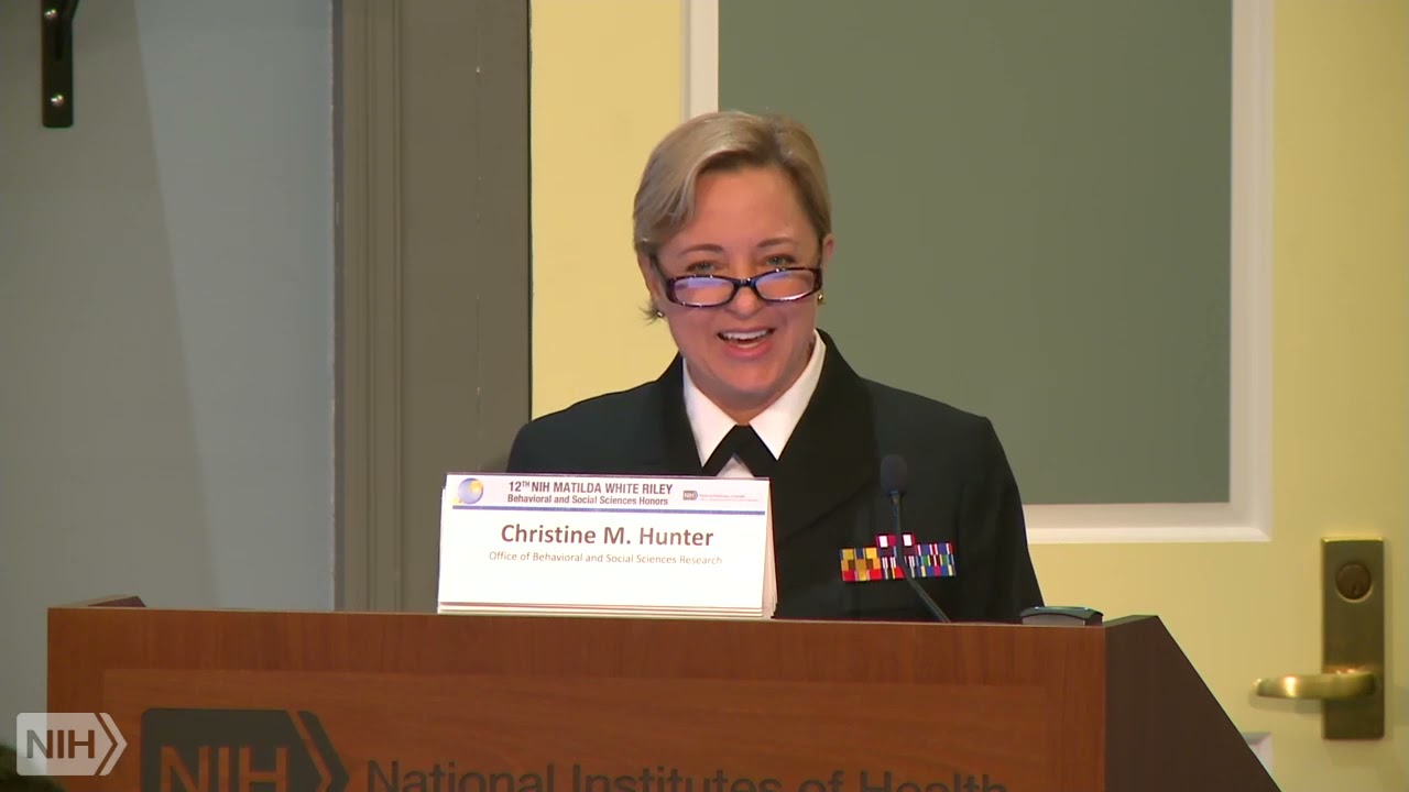 Matilda Riley 12th NIH Matilda White Riley Behavioral and Social Sciences Honors ...
