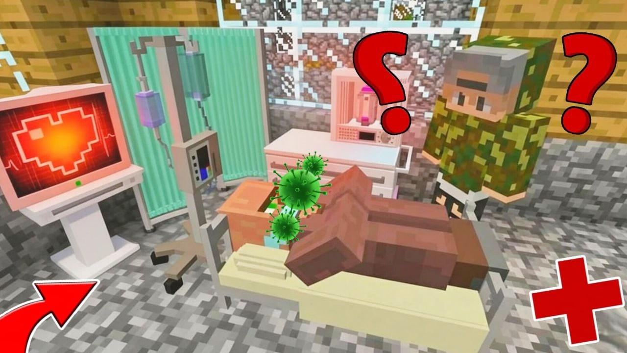 ПОЧЕМУ ЭТОТ ЖИТЕЛЬ ПРИТВОРЯЕТСЯ БОЛЬНЫМ В МАЙНКРАФТ В ДЕРЕВНЕ ЖИТЕЛЕЙ НОМЕР 13