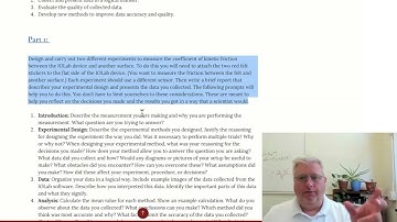 Lab 3 Friction Setup