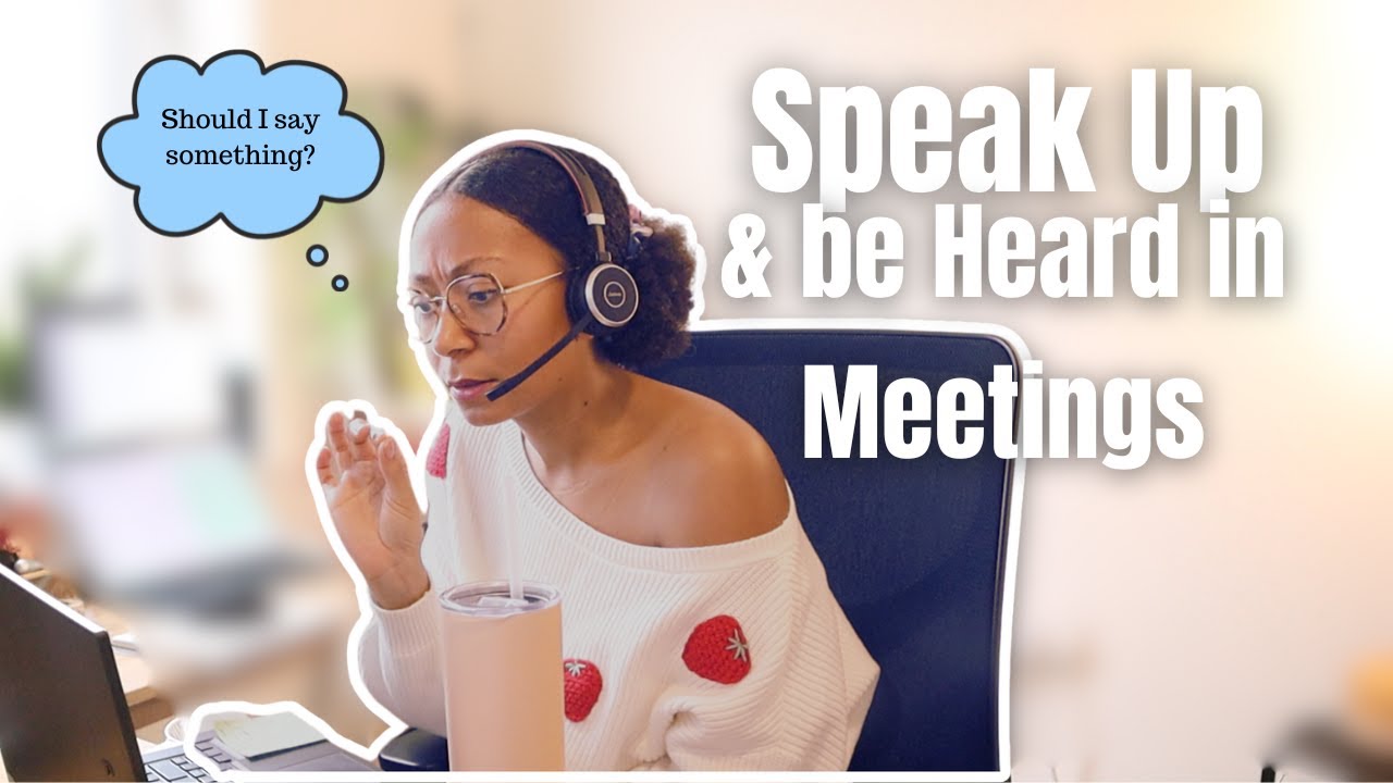 How to Speak up in Meetings as a Business Analyst - YouTube