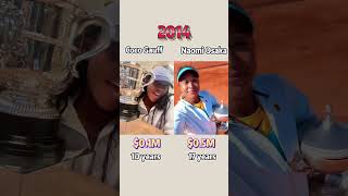 Compare the net worth of tennis queens Coco Gauff and Naomi Osaka!