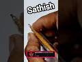 Sathish Naming Style Design Art Drawing ✨️ 🎨 #shorts #viral #artwithharis