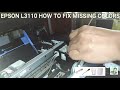 How to Fix Missing Colors Epson L3110