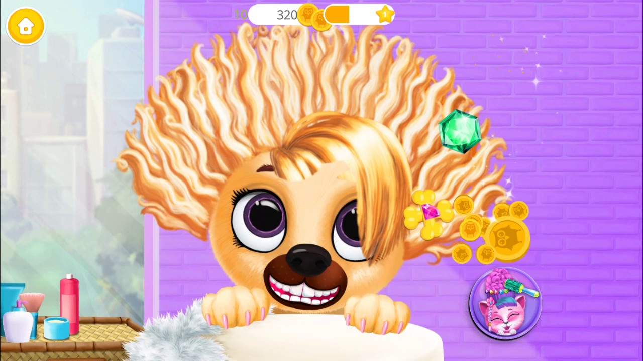 Kiki & Fifi Pet Beauty Salon - Haircut & Makeup, game for kids,fun game
