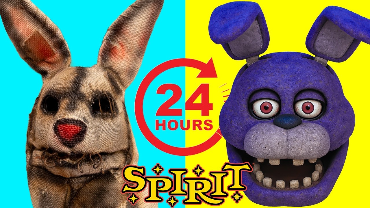 24 HOUR DIY FNAF Bonnie Cosplay Mask Transformation from Spirit Halloween