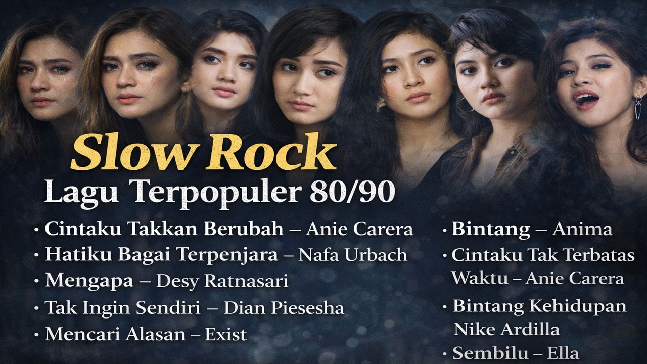 Slow Rock Terpopuler 80/90an | Lagu Galau Legendaris Indonesia Paling Hits