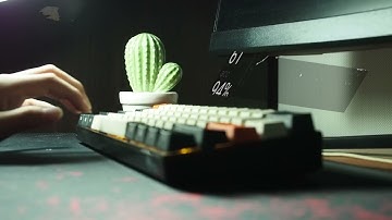 RK61 Brown switches Sound test foam modded