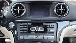 How to Remove Radio / Navigation / Command from 2013 Mercedes SL550   for Repair.