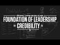 Micro Class: Foundation of Leadership = Credibility =