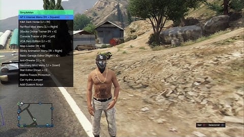 MOD MENU (modloader)(SimpleMan) GTA V PS3 1.27/1.28 cex/dex bles/blus +DOWNLOAD