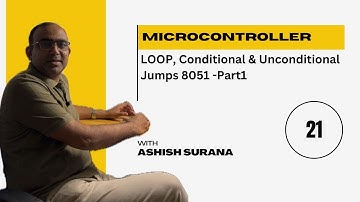 Lect 21 LOOP, Conditional Un-Conditional Jumps 8051 -Part1