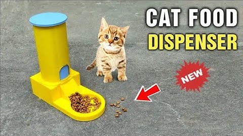 I Made a 3D Printed Pet Food Dispenser for Cat Lovers