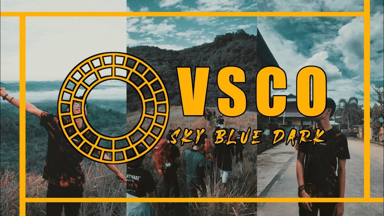 VSCO PRESET|| Sky Blue Dark ||Download VSCO X Mod