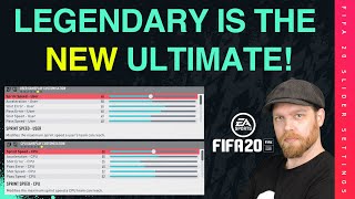 LEGENDARY IS THE NEW ULTIMATE DIFFICULTY! - Fifa 20 Career Mode Slider Setup