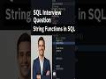 "SQL Functions Explained | UPPER, LOWER & CONCAT 🚀 #SQL #Shorts"