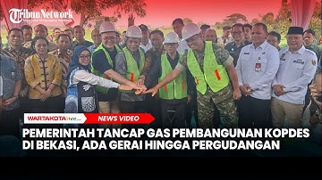 Pemerintah Tancap Gas Pembangunan Kopdes di Bekasi, Ada Gerai hingga Pergudangan