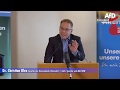 Dr. Christian Blex (AfD) liest grünes EU-Wahlprogramm