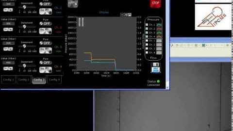 Real-Time Control of Droplet Size with Elveflow OB1 Pressure Controller