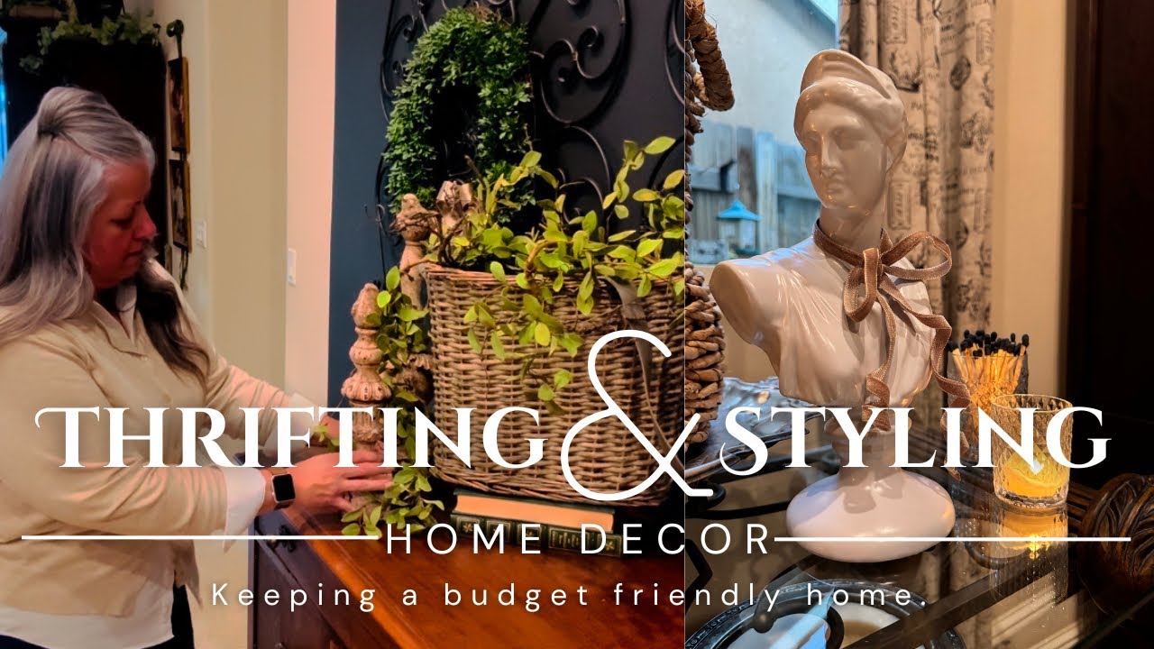 Thrifting  and Styling Home Decor - Keeping a Budget Friendly Home - THRIFTED • VINTAGE • DIYs 🏡