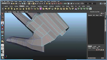 Hand modeling tutorial in Maya 2012 - Part 6 of 7