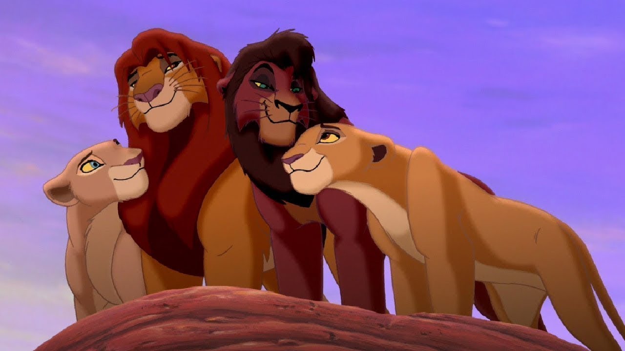 Картинки король лев симба и киара