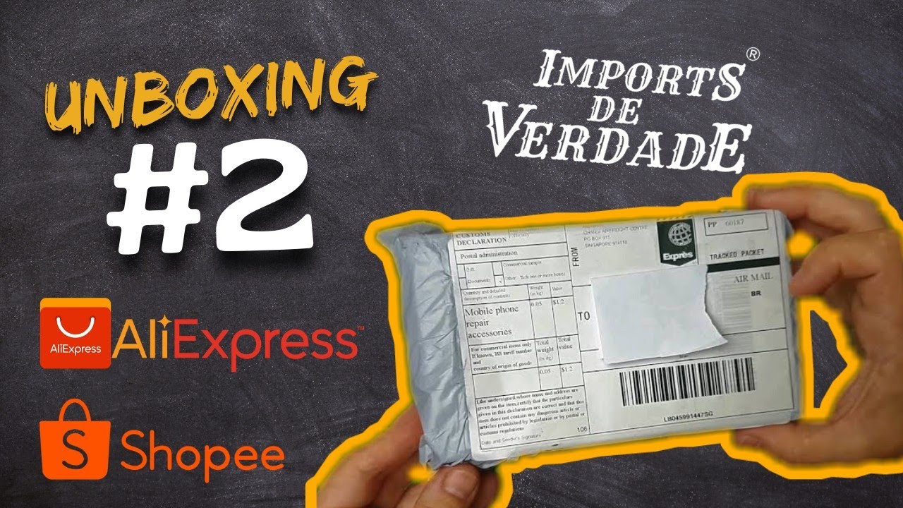 Unboxing #2 / Shopee e Aliexpress